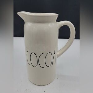 Rae Dunn Cocoa Pitcher New